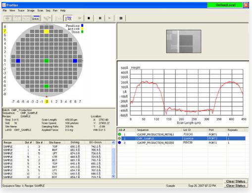 Tencor P-7 Optical Surface Profiler
