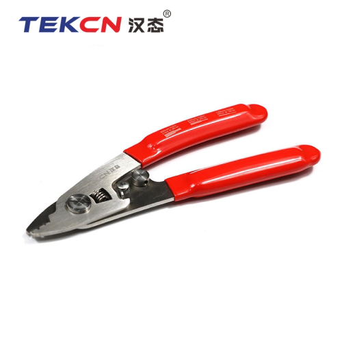 Three-Port Fiber Optic Stripping Pliers