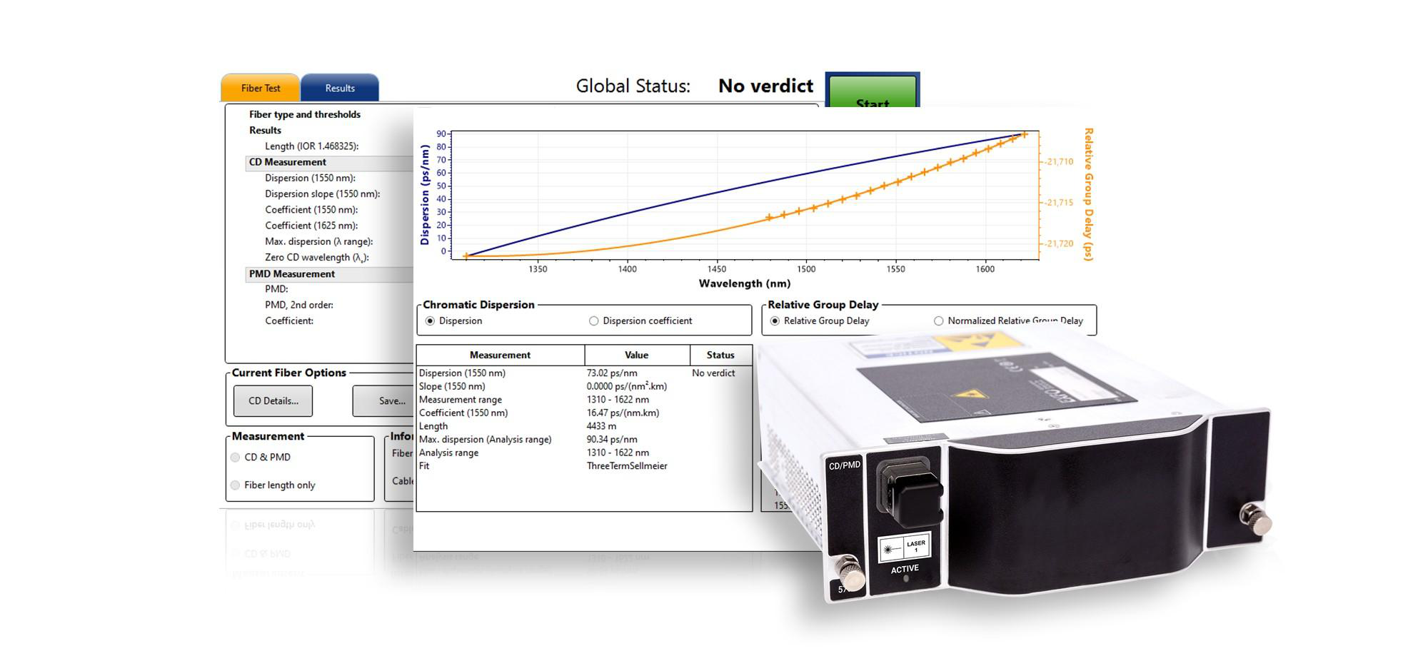 FTBx-570 Single-Ended CD/PMD Analyzer Polarizers