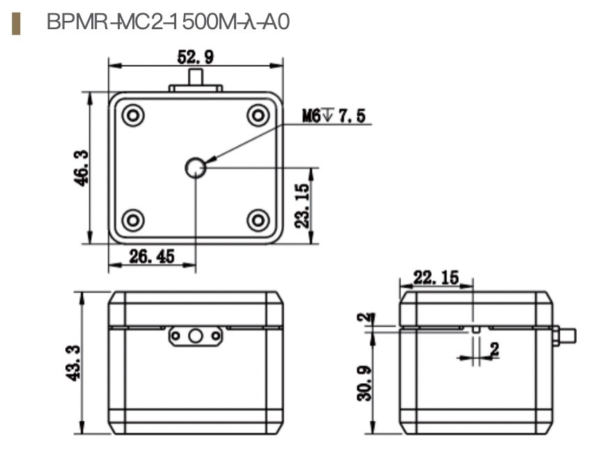 BPMR-MC2-1500M-λ-A0 EOM