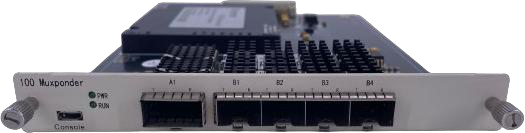 4×25G 100G Muxponder Card Optical Transport Equipment