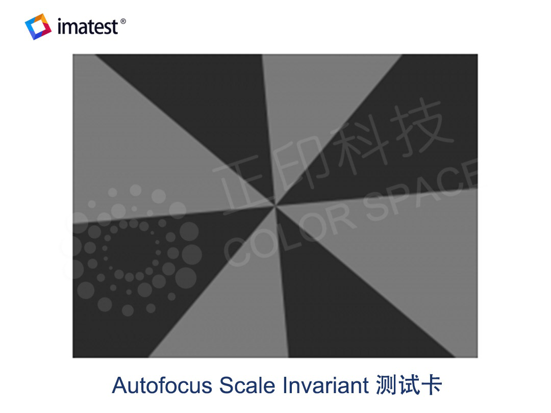 Autofocus Scale Invariant Test Chart Calibration Standards