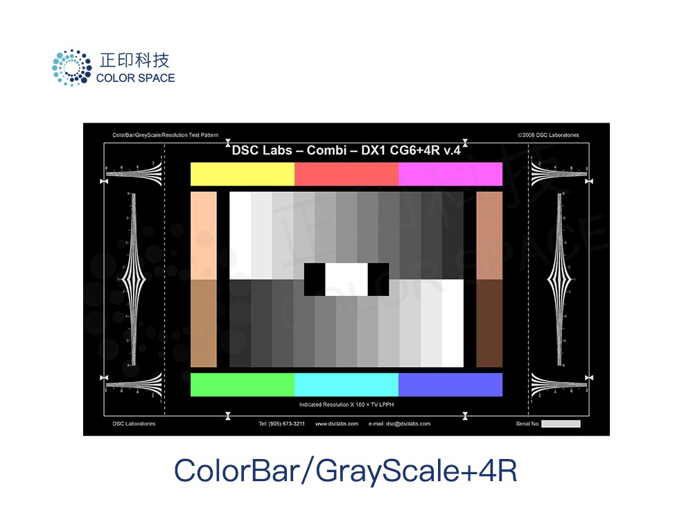 ColorBar/GrayScale+4R Calibration Standards