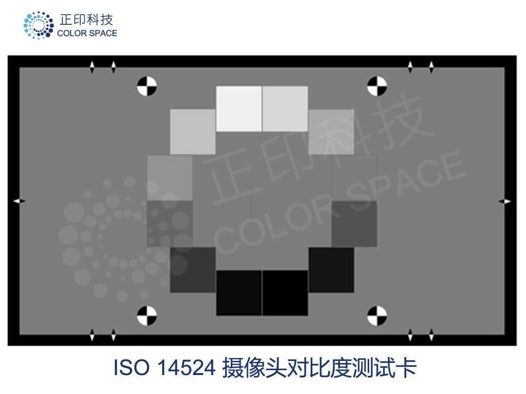 ISO 14524 Camera Contrast Test Chart Calibration Standards
