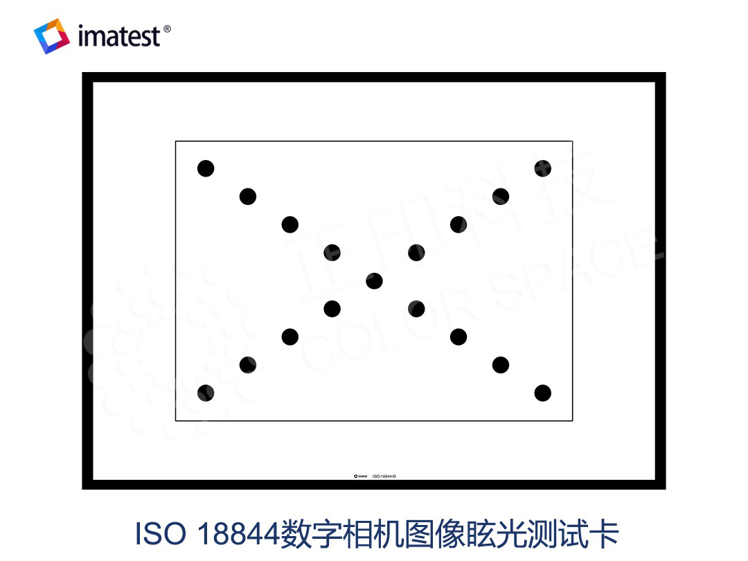 ISO 18844 Digital Camera Flare Test Chart Calibration Standards