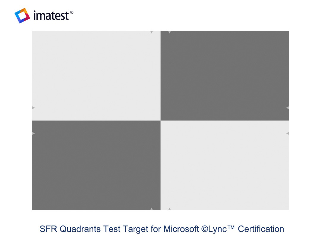 SFR Quadrants Test Target Calibration Standards
