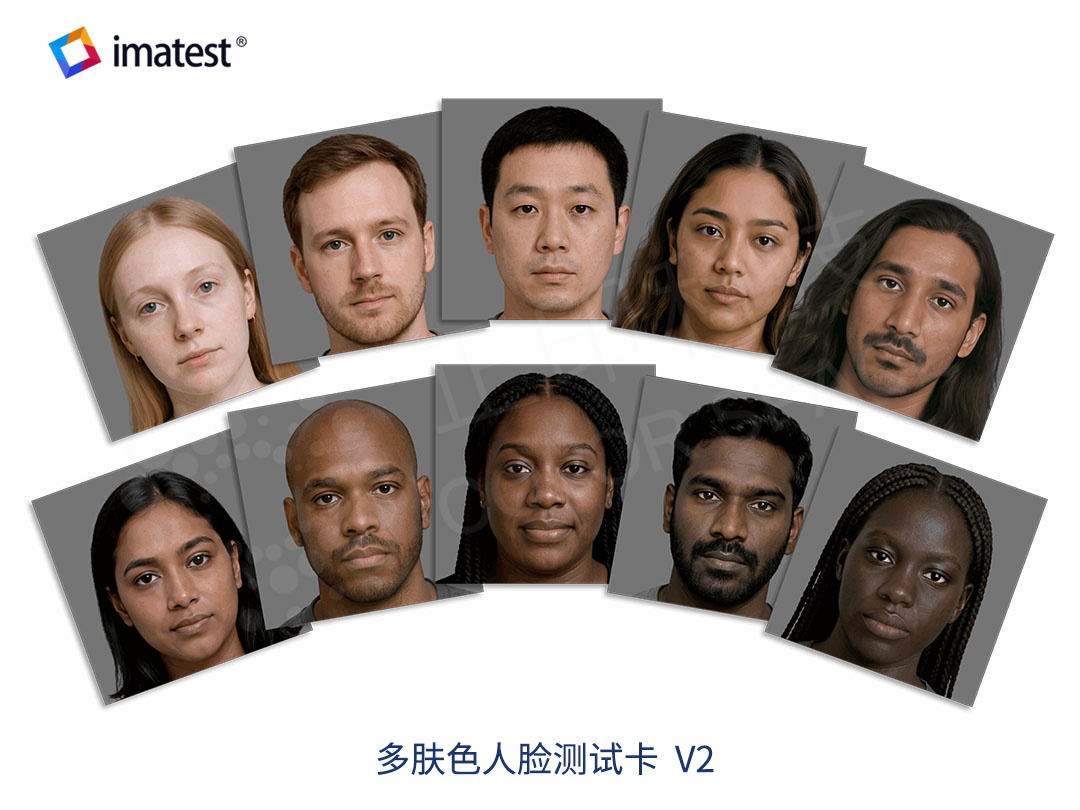 Multicolor Face Test Card V2 Calibration Standards