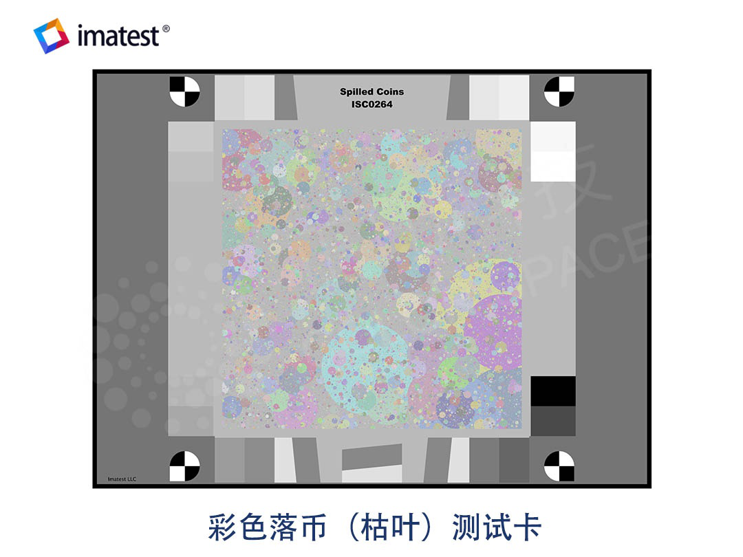 Spilled Coins Test Chart Calibration Standards