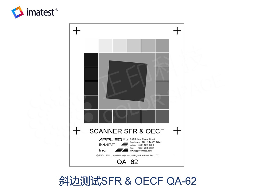 Scanner SFR & OECF QA-62 Calibration Standards