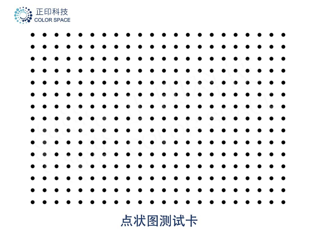 Dot Pattern Test Card Calibration Standards
