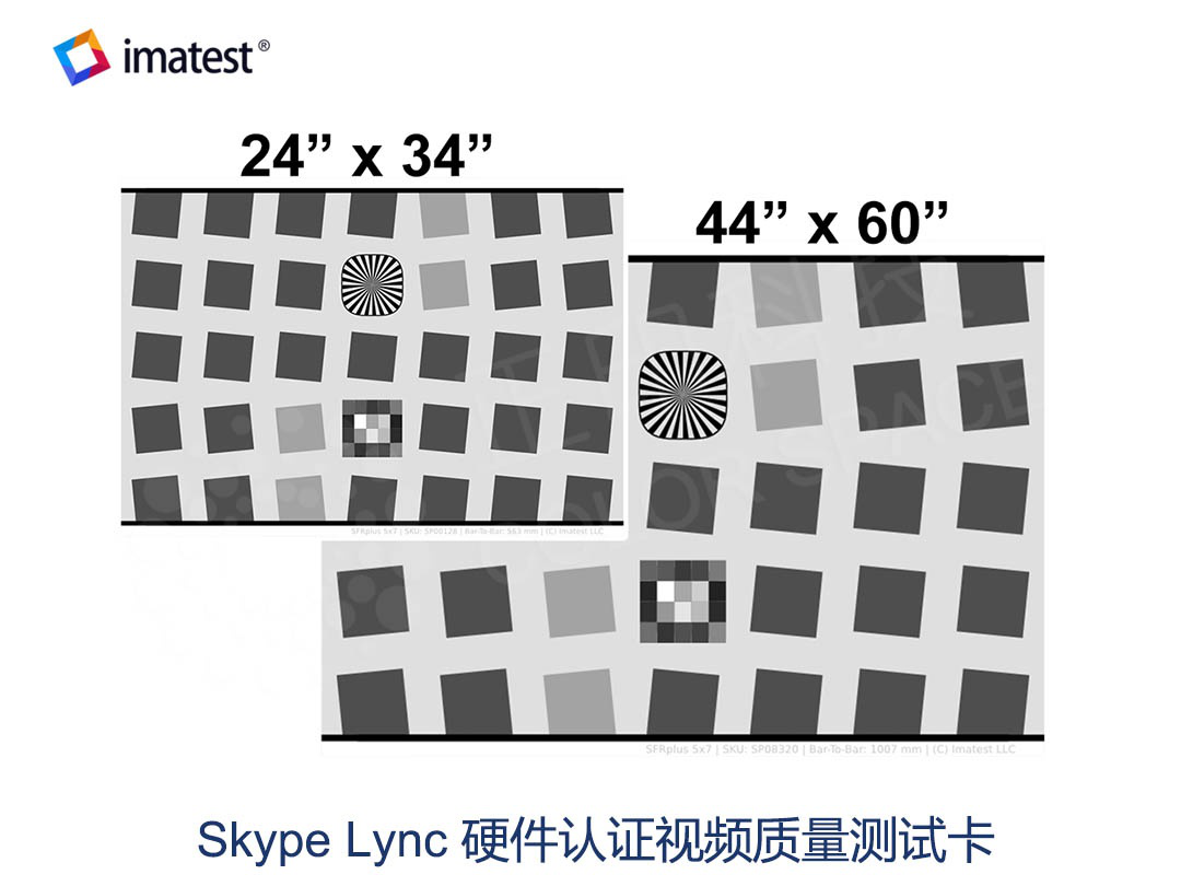 Skype Lync Hardware Certified Video Quality Test Chart