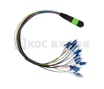 MTP/MPO - LC Fan-out Patch Cord Fiber Cables & Bundles