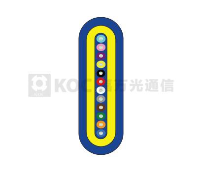 Flat Optical-fiber Ribbon Indoor Cable Fiber Optics