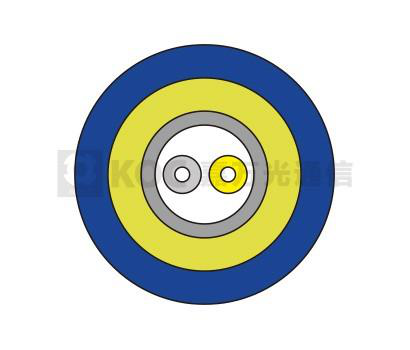 Single Tube Duplex Armored Optical Fiber Cables Fiber Optics