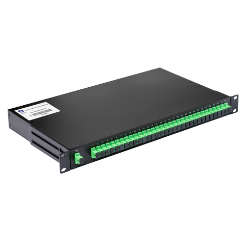 Rack-mounted PLC Splitter Fiber Optic Couplers