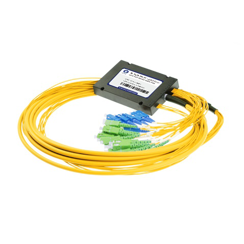 ABS Box N-1x2 PLC Optical Splitter Fiber Optic Couplers