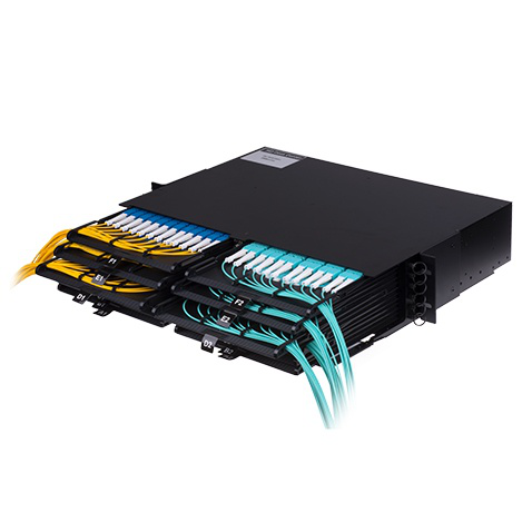 2U High-Density Fiber Optic Patch Panel Optical Networking Accessories