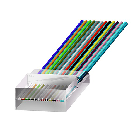 2D Fiber Array (2D FA) Fiber Optics