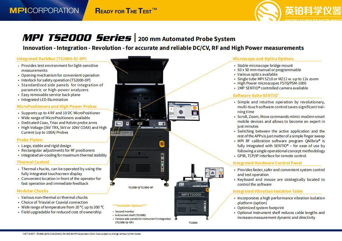 MPI TS2000 Series Probe Station