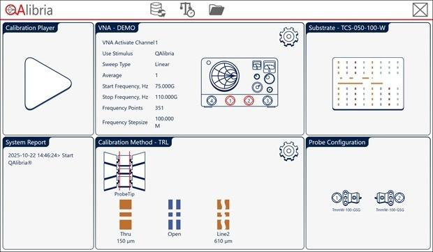 MPI QAlibria RF Calibration Software Probe Station Accessories
