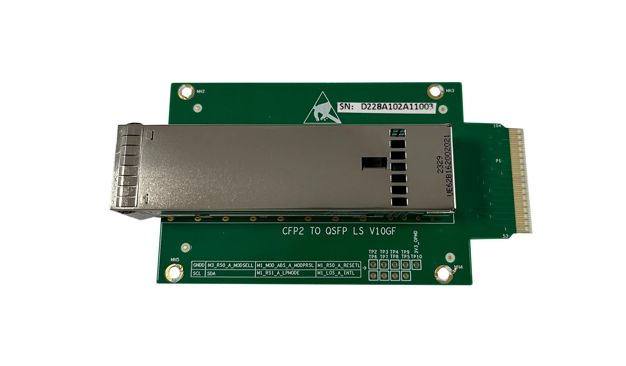 CFP2 to QSFP Adapter Transmitters and Receivers