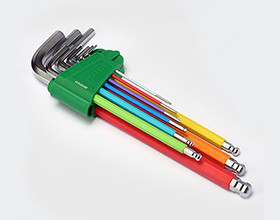 Color-Coded Hex Key Set Kits