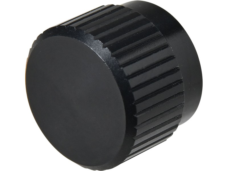 Black Knurled Cap Accessories