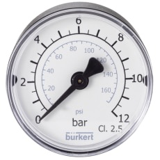 Bourdon Tube Pressure Gauge Type TAU001 Sensors