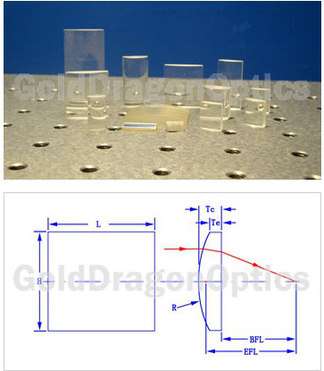 Plano-Convex Cylindrical Lenses Optical Lenses
