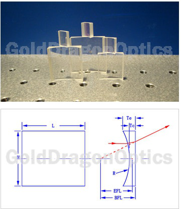 Plano-Concave Cylindrical Lens Optical Lenses