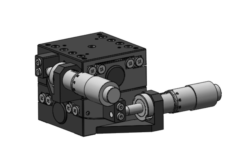 Goniometer Stage Dual-Axis Control Panel