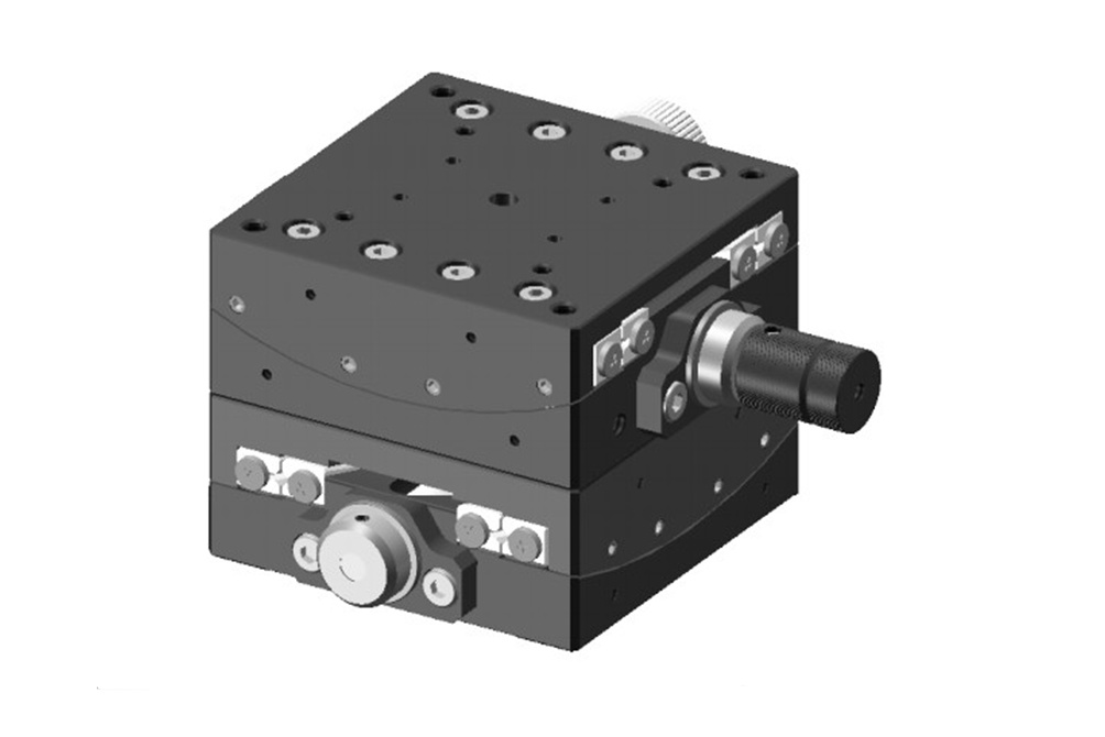 Worm-Gear-Driven Dual-Axis Control Panel