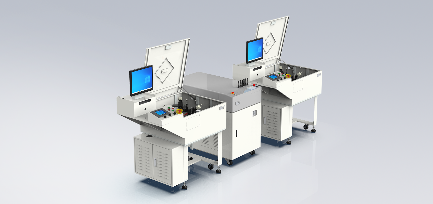 Six-Beam Motorized Communication Workbench Laser Processing Equipment
