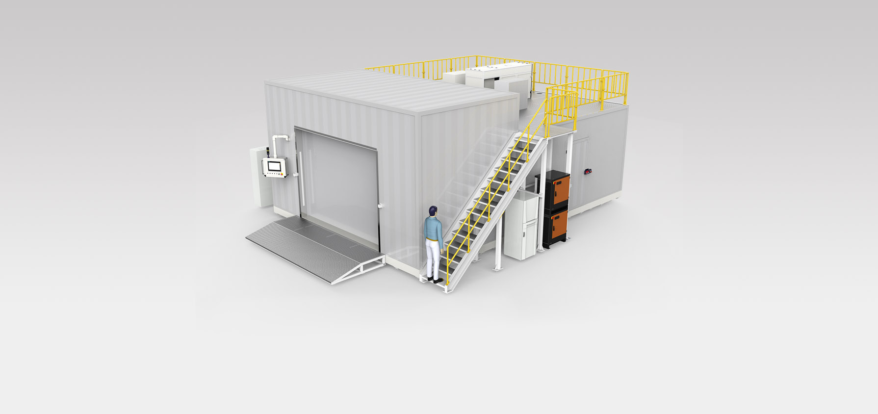 New-Energy Vehicle Battery-Box Cover Laser Cleaning Station Laser Processing Equipment