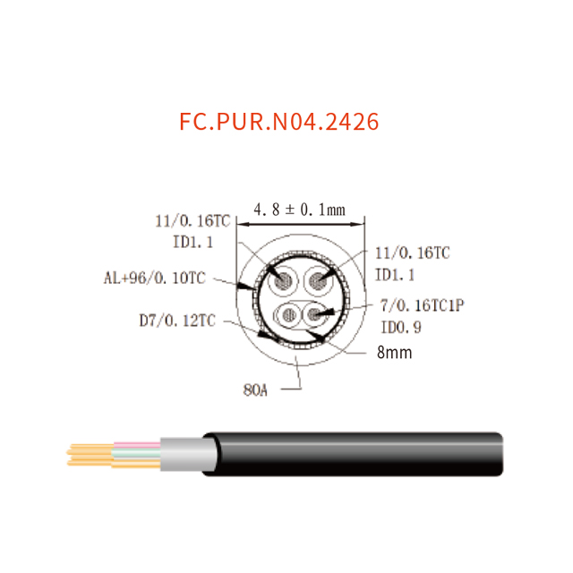 FC.PUR.N04.2426 Fiber Cables & Bundles