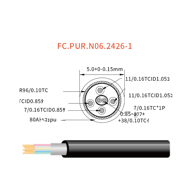 FC.PUR.N06.2426-1 Fiber Cables & Bundles