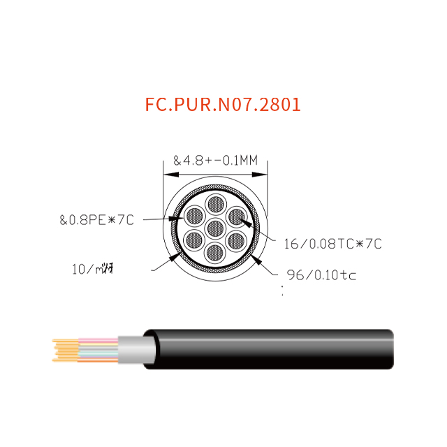 FC.PUR.N07.2801 Fiber Cables & Bundles