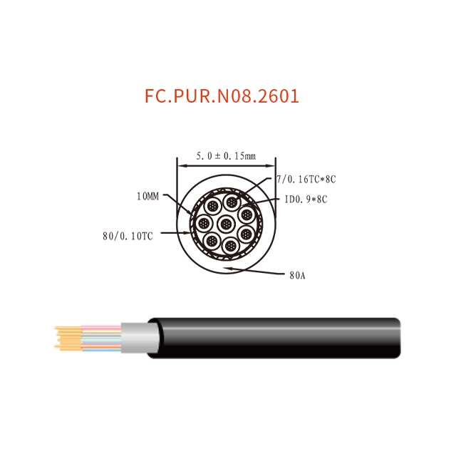 FC.PUR.N08.2601 Fiber Cables & Bundles