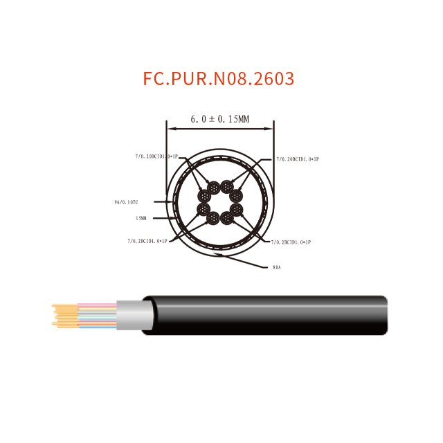 FC.PUR.N08.2603 Fiber Cables & Bundles