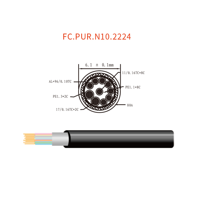 FC.PUR.N10.2224 Fiber Cables & Bundles