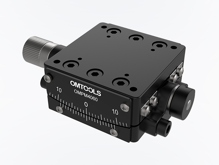 Manual Goniometer Stage OMPM Series OMPM4040 Control Panel