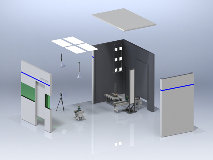 Greenhouse Potted Plant High-Throughput Phenotyping Imaging System Agriculture
