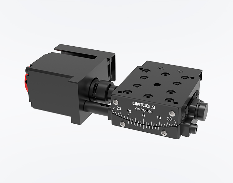 Motorized Goniometer Stage OMPA Series OMPA4040 Motorized Platform