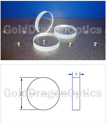 UV Fused Silica (JGS1) Circular Window Optical Windows