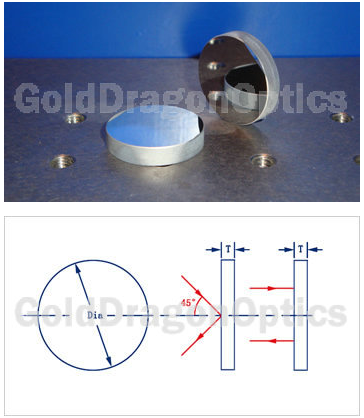 Plano Metal Mirror Optical Mirrors