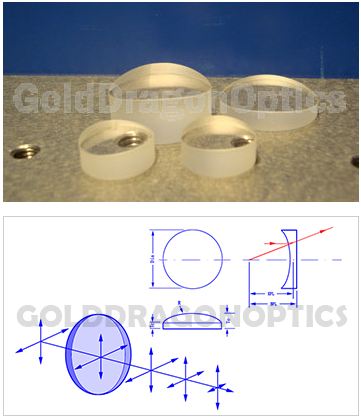 K9 Plano-Concave Cylindrical Lens Optical Lenses