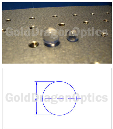 UV Fused Silica (JGS1) Ball Lens Optical Lenses