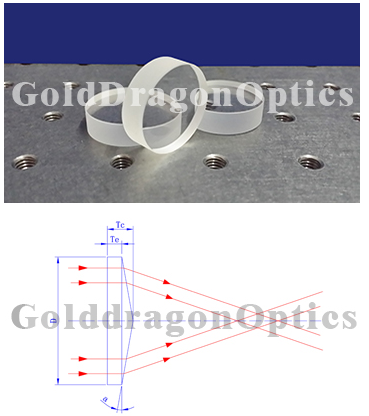 UV Fused Silica Axicon Optical Material