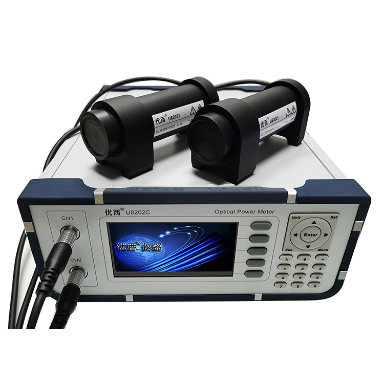 U8202C+2×U82021 Optical Power Meter Double Channel Power Meter Optical Power Meters