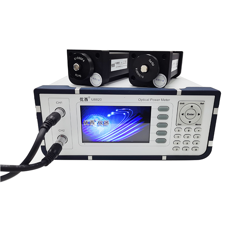 U8820+2×U8820x Optical Power Meter Double Channel Power Meter Optical Power Meters